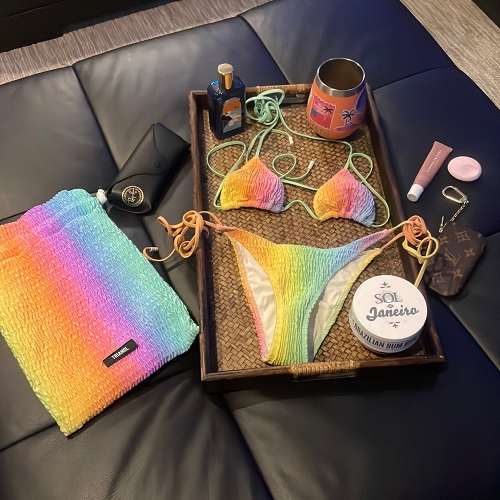 Triangl vinca rainbow bikini